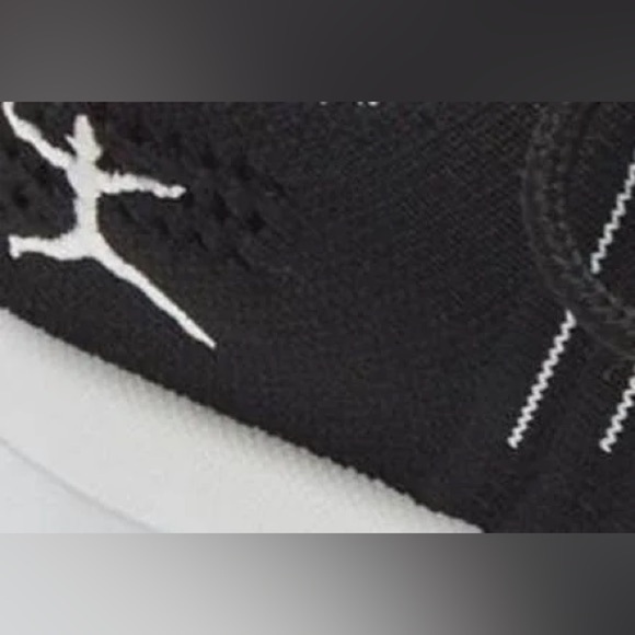 Danskin Energy Black White Sneakers Lightweight Stretch Knit Upper Size 9.5 - Picture 4 of 11